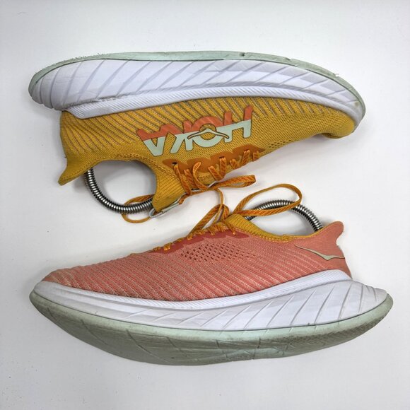 💣💥 CLEAROUT: Hoka One One‎ Shoes Women's 8 B Carbon X 3 1123193 RYCM Orange - Picture 4 of 9